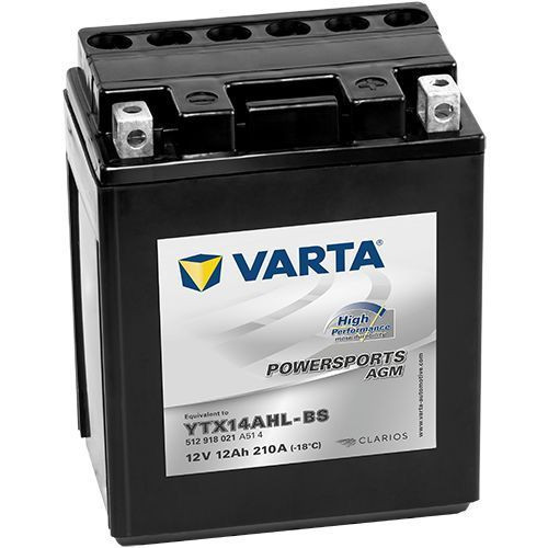 Аккумулятор Varta Powersports AGM High Performance 12Ач 210А (YTX14AHL-BS) CLARIOS