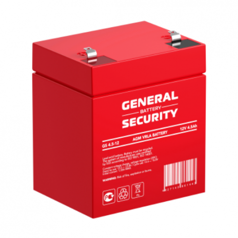 Аккумулятор General Security GS4.5-12 (12V 4,5Ah)