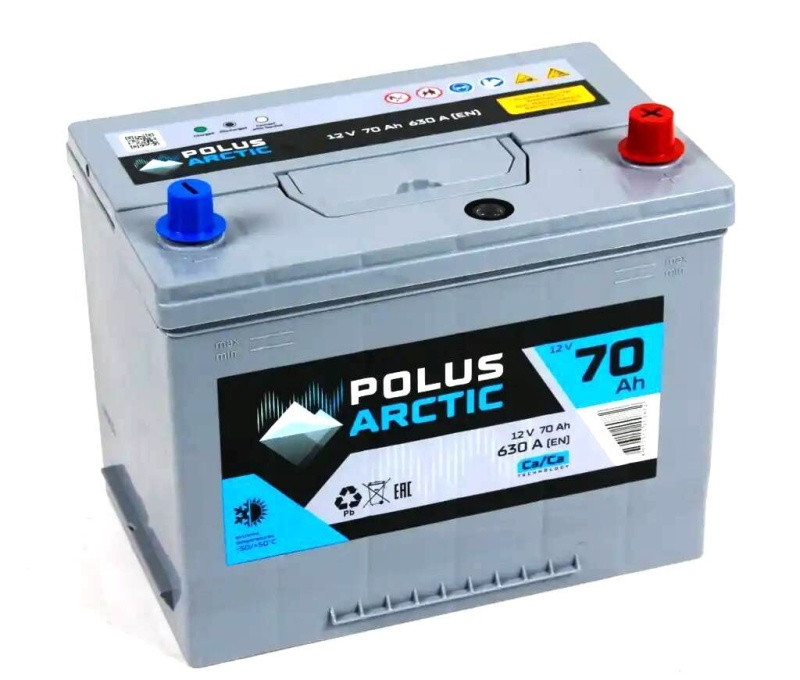 Аккумулятор Polus Arctic 6СТ-70 (О.П.) 630А 70D26L