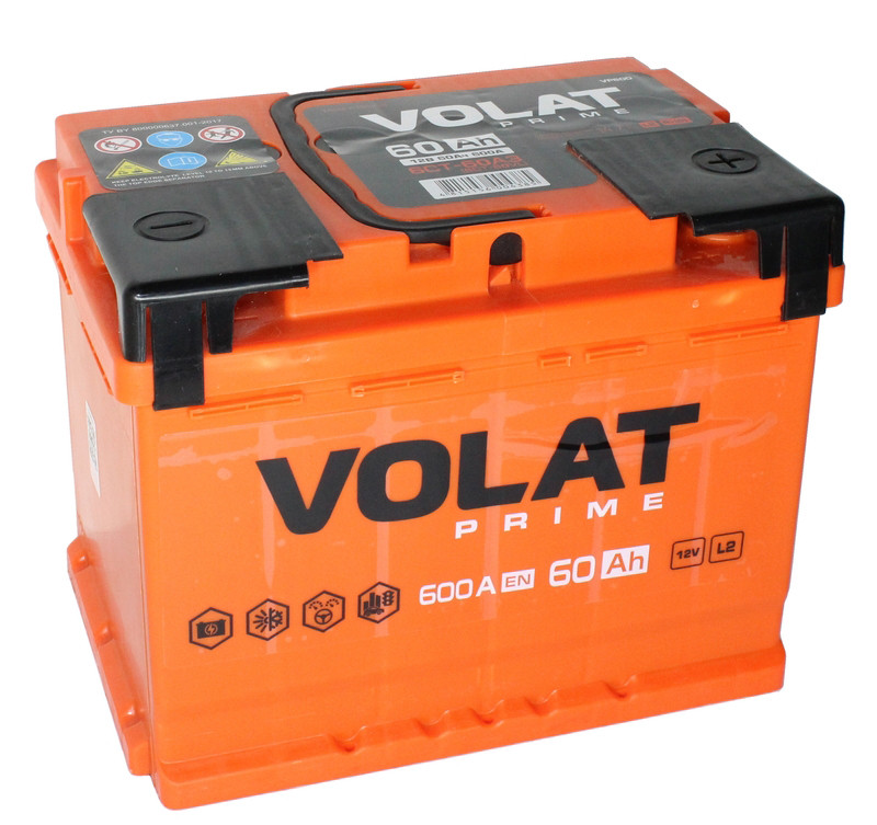 Аккумулятор Volat Prime 6СТ-60 (О.П.) 600А