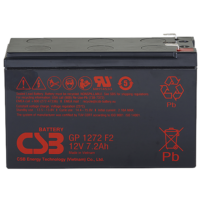 Аккумулятор CSB GP1272 (12V 1.2Ah)