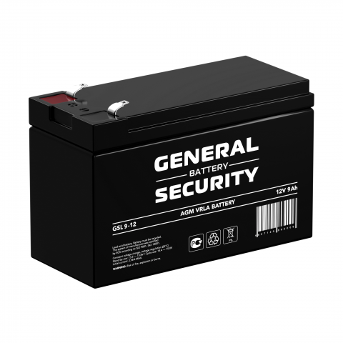 Аккумулятор General Security GSL9-12 (12V 9Ah)
