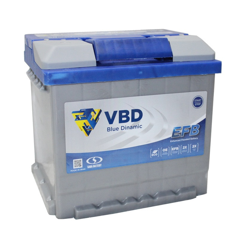 Аккумулятор VBD EFB 6СТ-50 (О.П.) 550А
