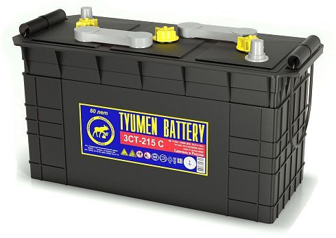 Аккумулятор Тюменские аккумуляторы 3СТ-215N (У.П.) 1000А "Тюменский аккумуляторный завод"