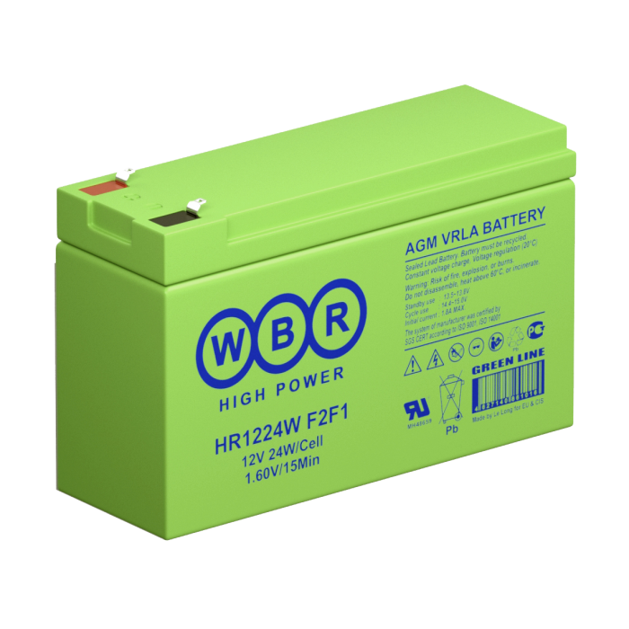 Аккумулятор WBR HR1224W F2 F1 (12V 24W)