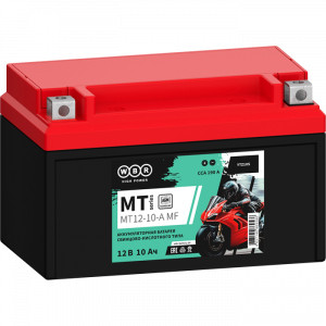 Аккумулятор WBR MT12-10-A MF 10Ач 190A  (YTZ10S) WBR Batterien GmbH