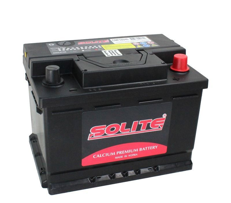 Аккумулятор Solite DIN 6СТ-60 (О.П.) Низкий 590А HYUNDAI SUNGWOO SOLITE CO..LTD.