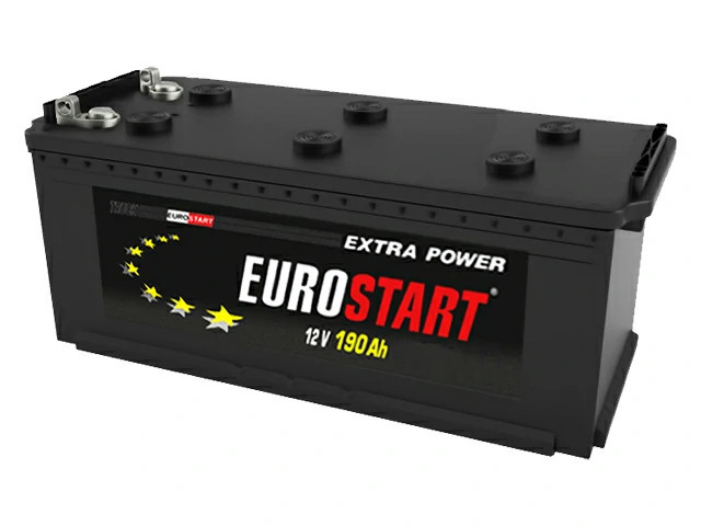 Аккумулятор Eurostart 6СТ-190 (П.П.) Болт 1250А