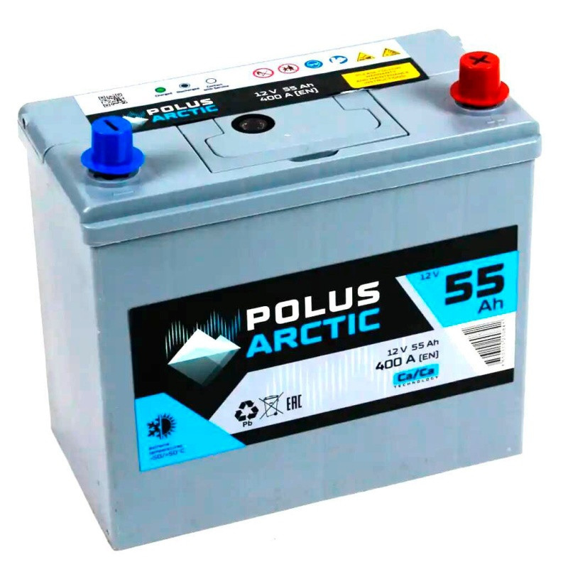 Аккумулятор Polus Arctic 6СТ-55 (О.П.) 400А 55B24L
