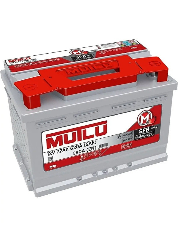 Аккумулятор Mutlu SFB M2 6СТ-72 (О.П.) Низкий 580А MUTLU AKÜ