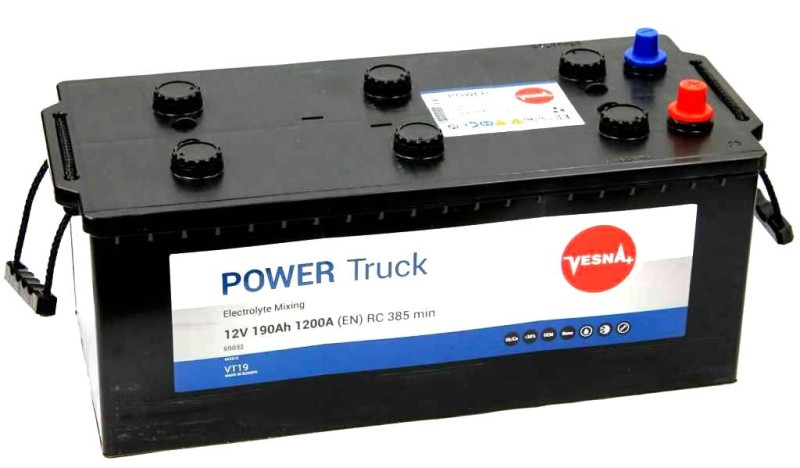 Аккумулятор Vesna Power Truck 6СТ-190 (О.П.) 1200А