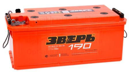 Аккумулятор Зверь TT 6СТ-190 (П.П.) 1400А ООО «АкТех»