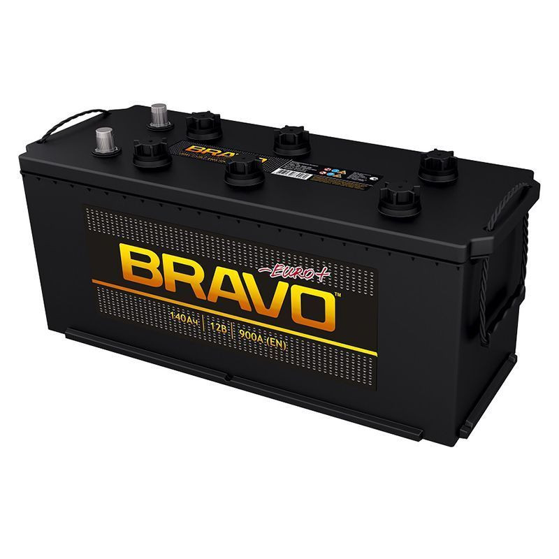Аккумулятор Bravo 6СТ-140 (О.П.) 900А АО «АКОМ»