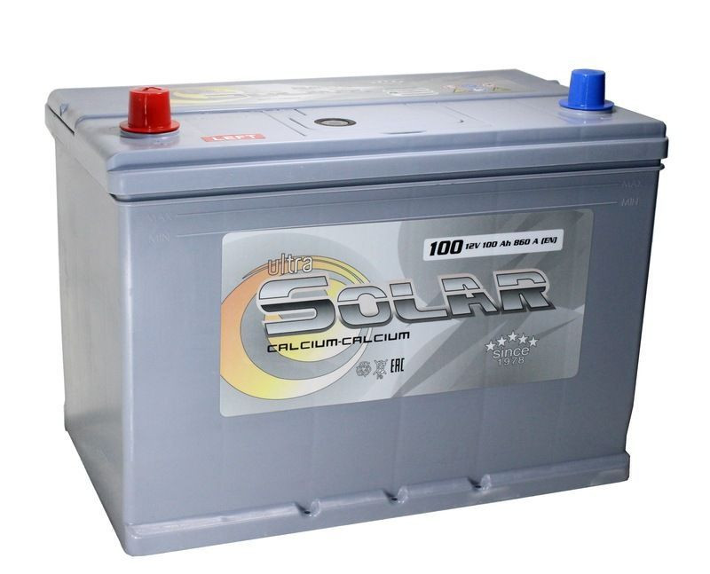 Аккумулятор Ultra Solar Grey Asia 6СТ-100 (П.П.) 860А