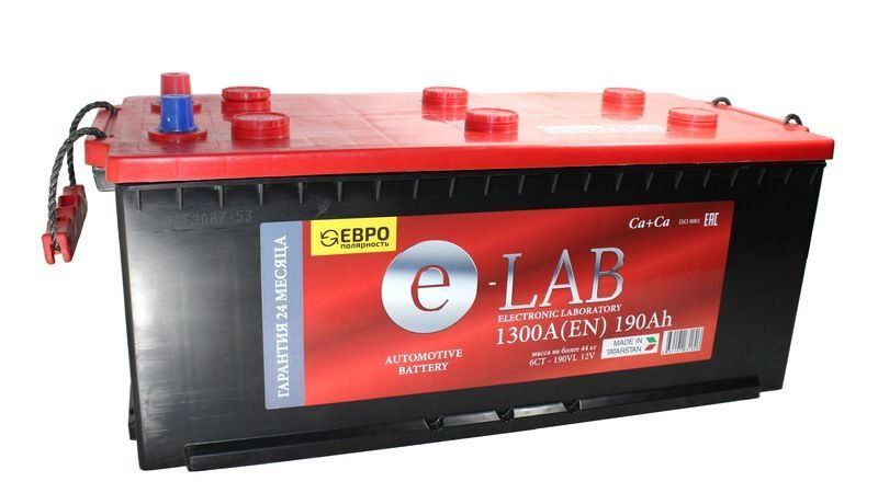 Аккумулятор Elab 6СТ-190 (О.П.) 1300А