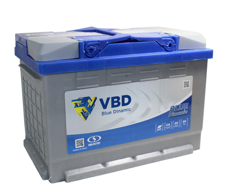 Аккумулятор VBD Blue Dinamic 6СТ-75 (П.П.) 750А