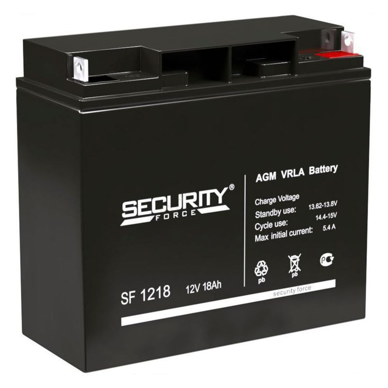 Аккумулятор Security Force SF 1218 (12V 18Ah) Fujian Minhua Power Source Co., Ltd