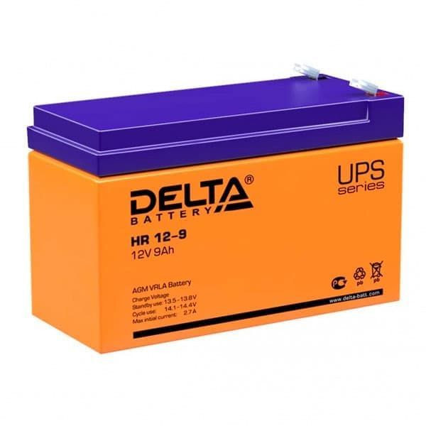 Аккумулятор Delta HR 12-9 (12V 9Ah) Fujian Minhua Power Source Co., Ltd