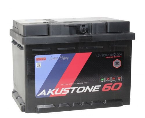 Аккумулятор Akustone 6СТ-60 (О.П.) 540А Низкий