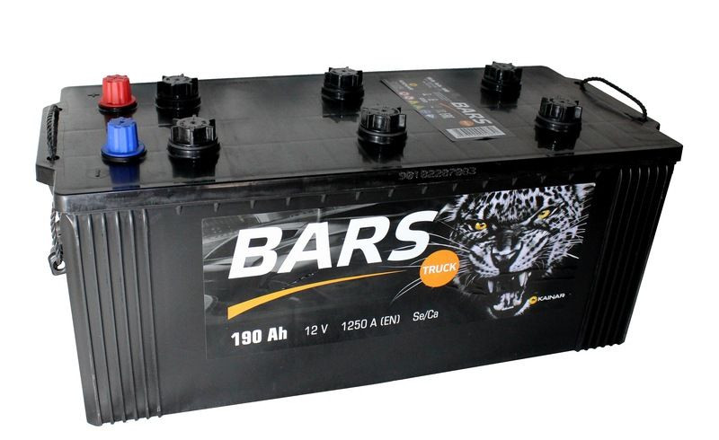 Аккумулятор Bars Silver 6СТ-190 (О.П.) 1250А ТОО «Кайнар-АКБ»