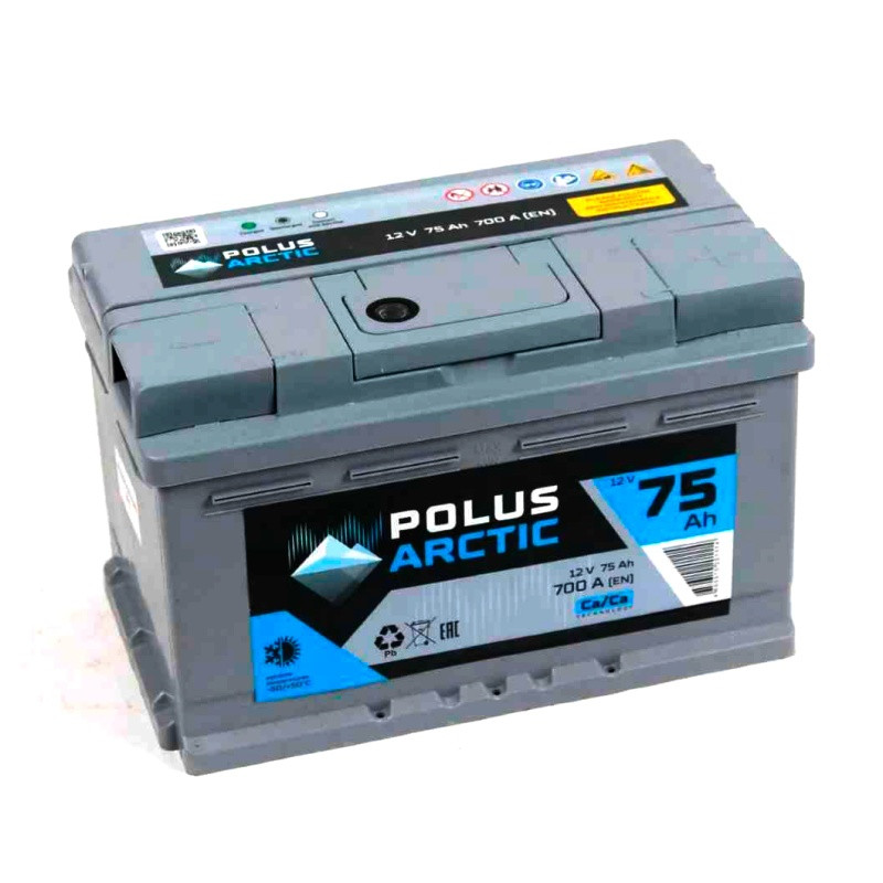 Аккумулятор Polus Arctic 6СТ-75 (О.П.) 700А Низкий
