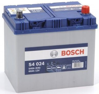 Аккумулятор BOSCH S4 024 JIS 6СТ-60 (О.П.) 540А CLARIOS