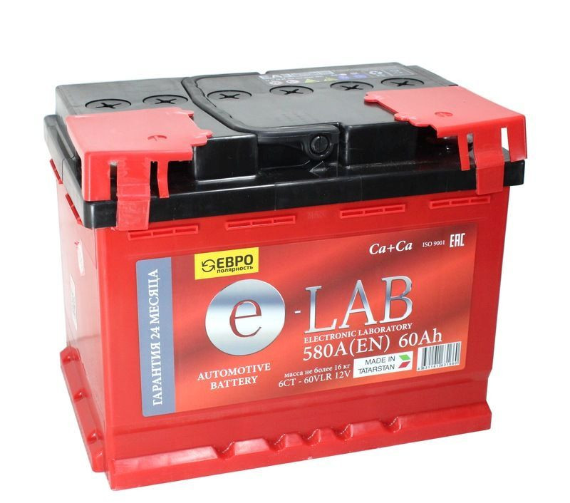 Аккумулятор Elab 6СТ-60 (О.П.) 580А