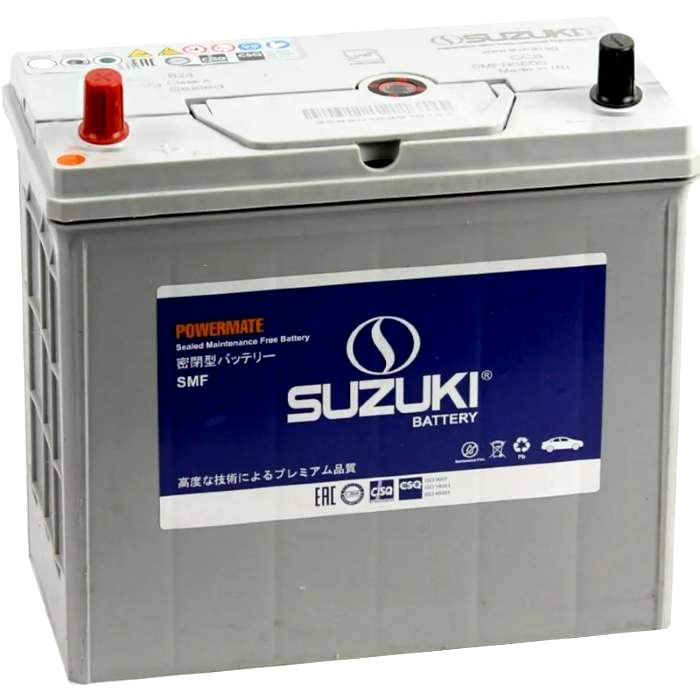 Аккумулятор Suzuki Powermate SMF 6СТ-45 (П.П.) 380А 50B24R SBIC