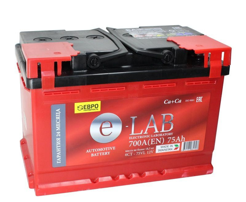 Аккумулятор Elab 6СТ-75 (О.П.) 700А