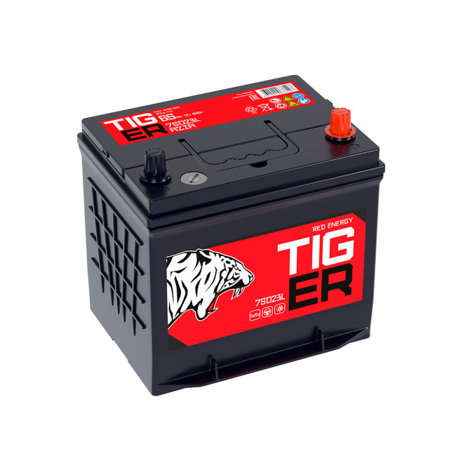 Аккумулятор Tiger Red Energy Asia 6СТ-65 (О.П.) 600А 75D23L