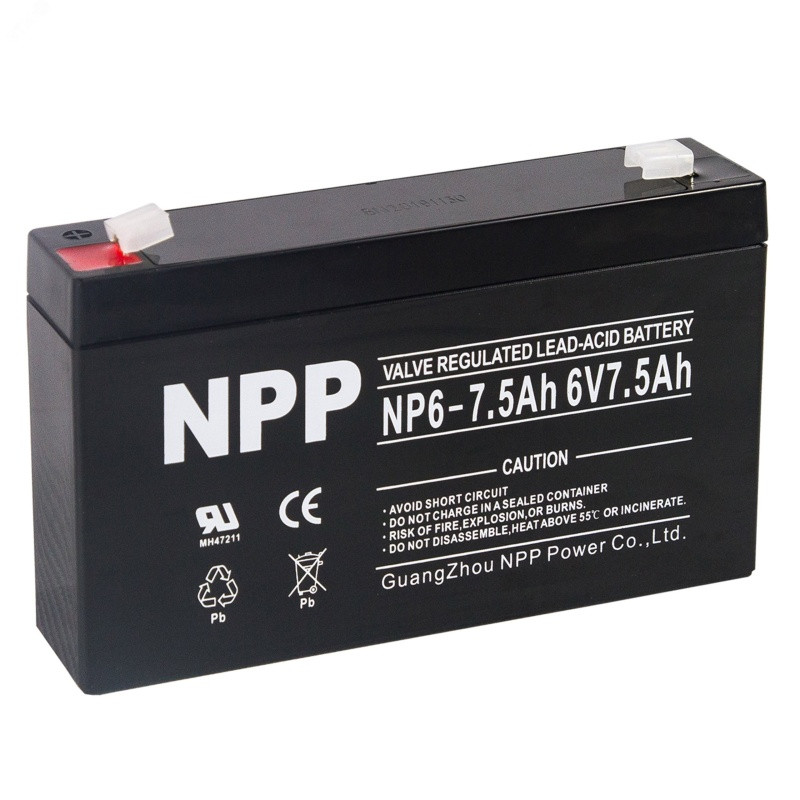 Аккумулятор NP 607 (6V 7.5Ah)
