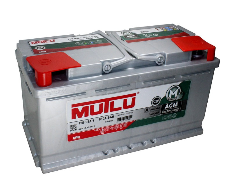 Аккумулятор Mutlu AGM 6СТ-95 (О.П.) 900А MUTLU AKÜ
