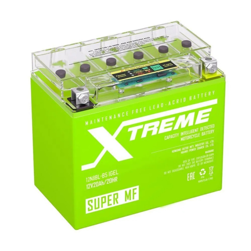 Аккумулятор Xtreme iGEL 8Ач 110А (12N8BL-BS)