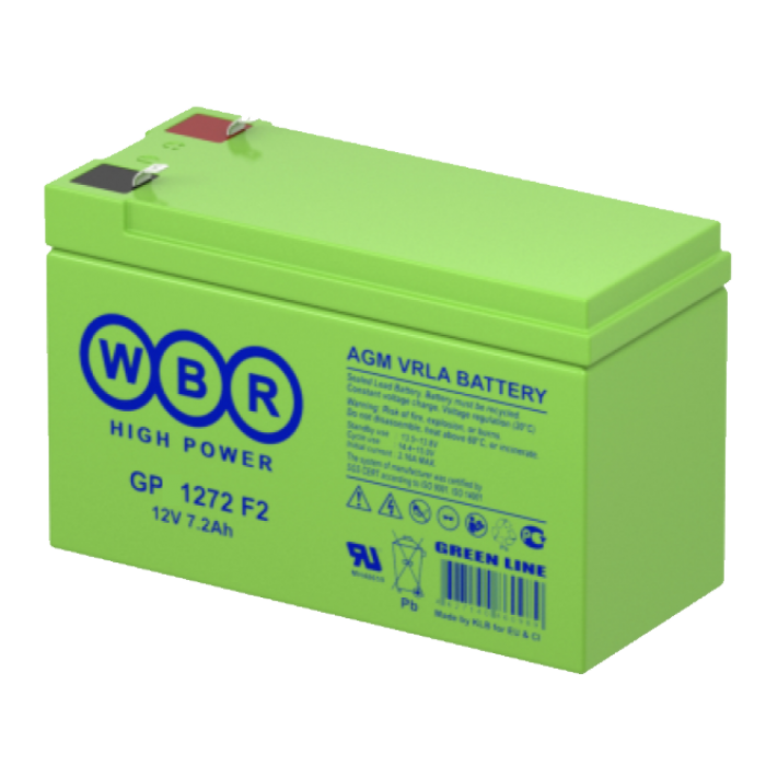 Аккумулятор WBR GP1272 (12V 7.2Ah)