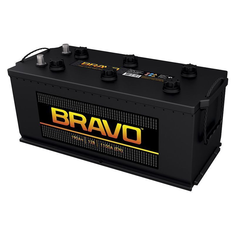 Аккумулятор Bravo 6СТ-190 (П.П.) 1100А АО «АКОМ»