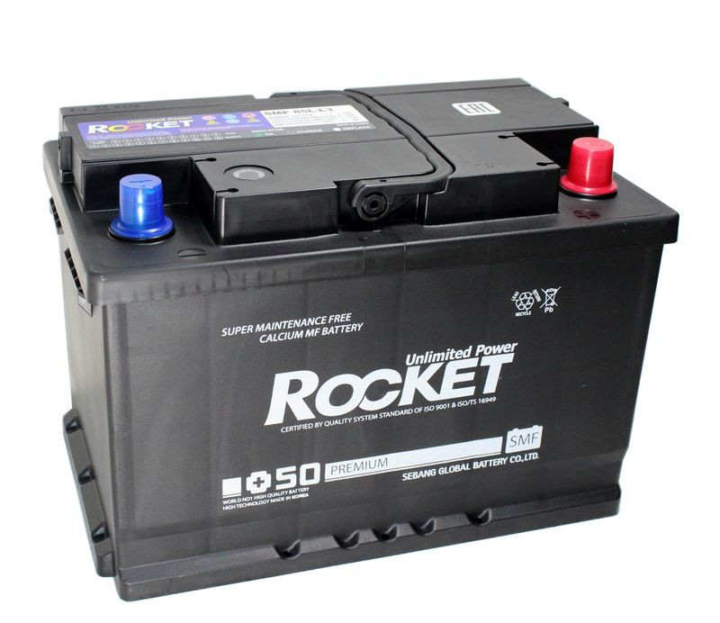 Аккумулятор ROCKET 6СТ-85 (О.П.) 750А