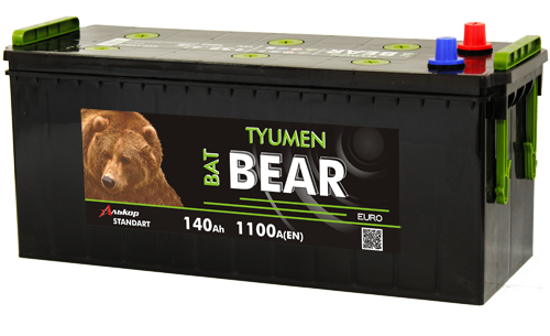 Аккумулятор Tyumen BatBear 6СТ-140 (П.П.) 1100А
