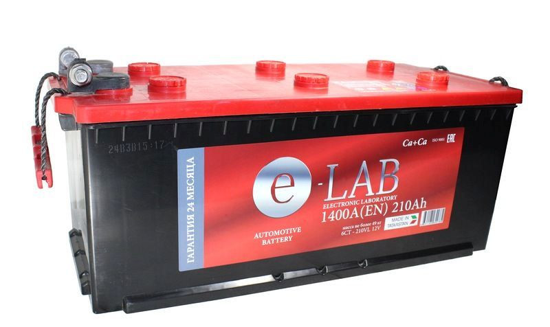 Аккумулятор Elab 6СТ-210 (П.П.) 1400А Под болт