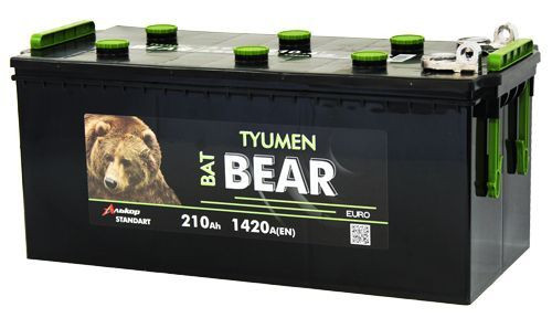 Аккумулятор Tyumen BatBear 6СТ-210 (П.П.) 1420А Под болт