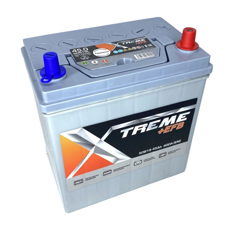 Аккумулятор Xtreme +EFB JIS 6СТ-45 (О.П.) 390А