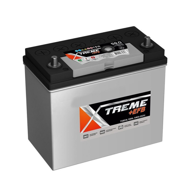 Аккумулятор Xtreme +EFB JIS 6СТ-59 (О.П.) 540А