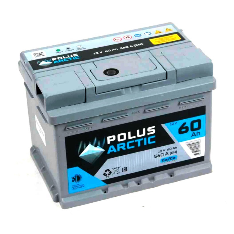 Аккумулятор Polus Arctic 6СТ-60 (О.П.) 560А Низкий
