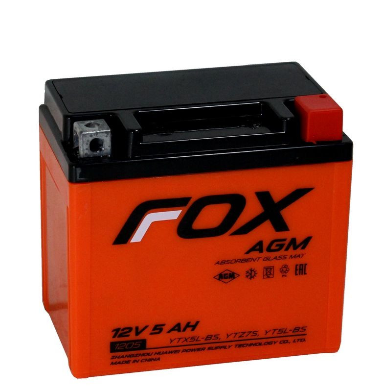 Аккумулятор Delta CT 1205 5Ач 80А (YTX5L-BS, YT5L-BS) Fujian Minhua Power Source Co., Ltd