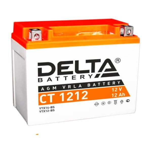 Аккумулятор Delta CT 1212 12Ач 180A (YTX14-BS, YTX12-BS) Fujian Minhua Power Source Co., Ltd