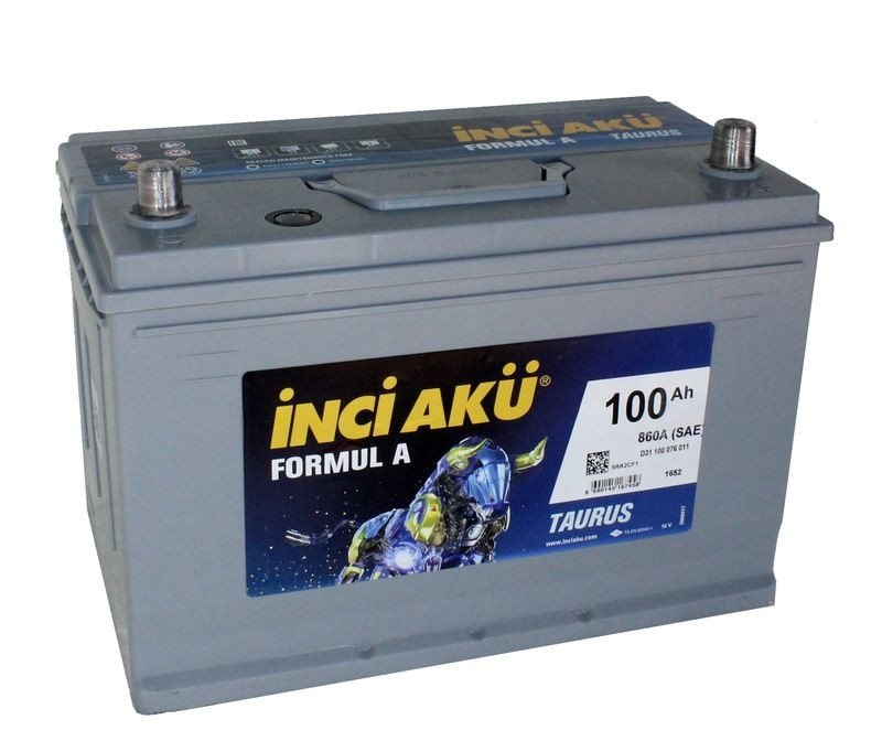 Аккумулятор Inci Aku Asia FormulА 6СТ-100 (О.П.) 860А 115D31L (с буртом)