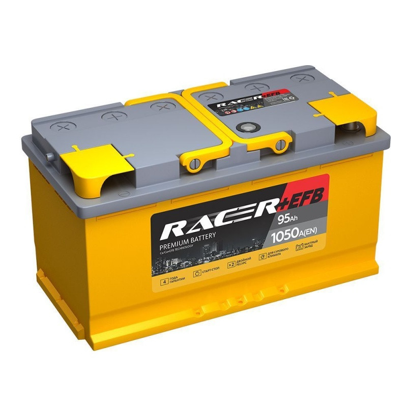 Аккумулятор Racer + EFB 6СТ-95 (О.П.) 1050А