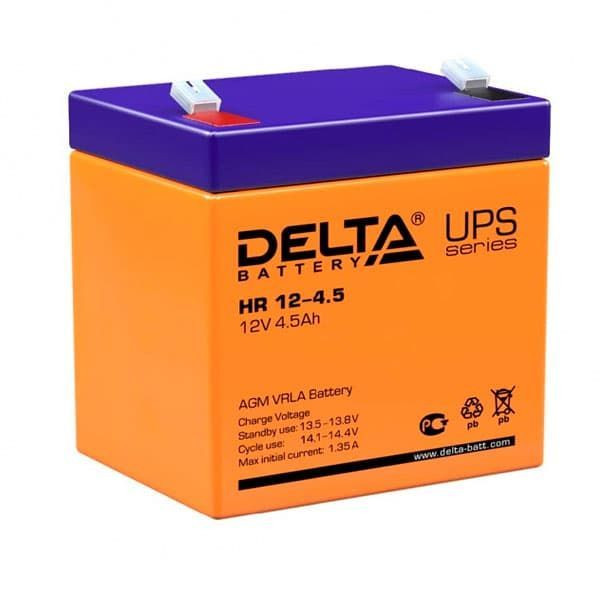 Аккумулятор Delta HR 12-4.5 (12V 4.5Ah) Fujian Minhua Power Source Co., Ltd