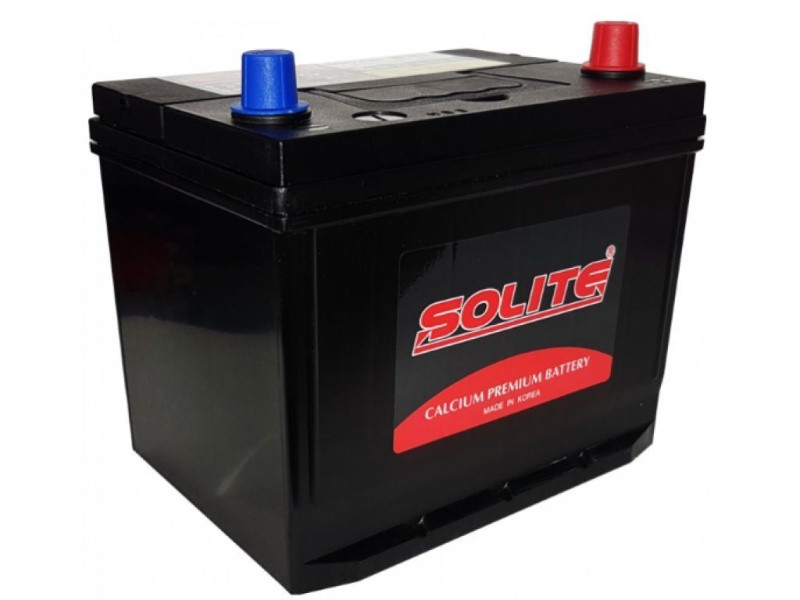 Аккумулятор Solite JIS 6СТ-65 (О.П.) 550А (с буртом) 75D23L