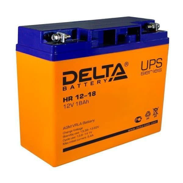 Аккумулятор Delta HR 12-18 (12V 18Ah) Fujian Minhua Power Source Co., Ltd