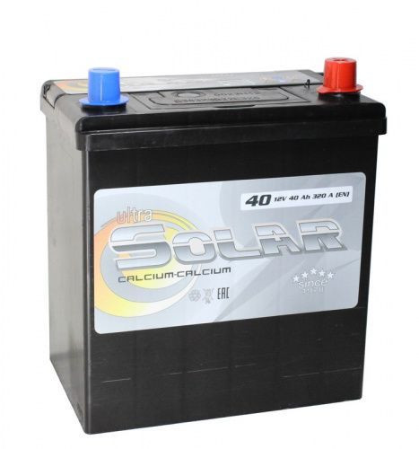 Аккумулятор Ultra Solar Black Asia 6СТ-40 (О.П.) 320А